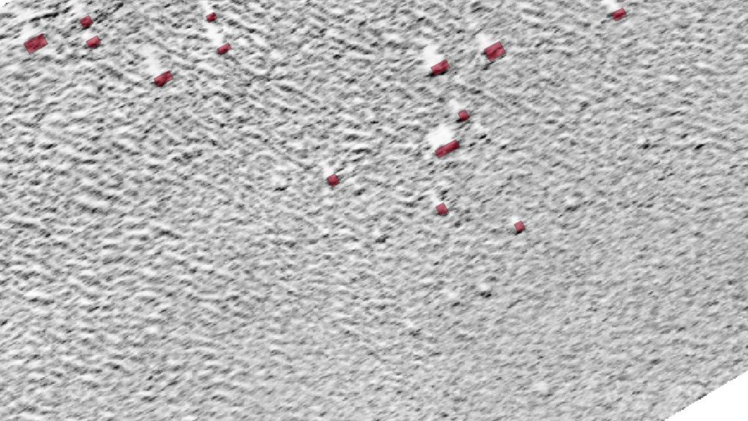 Side-scan sonar data example